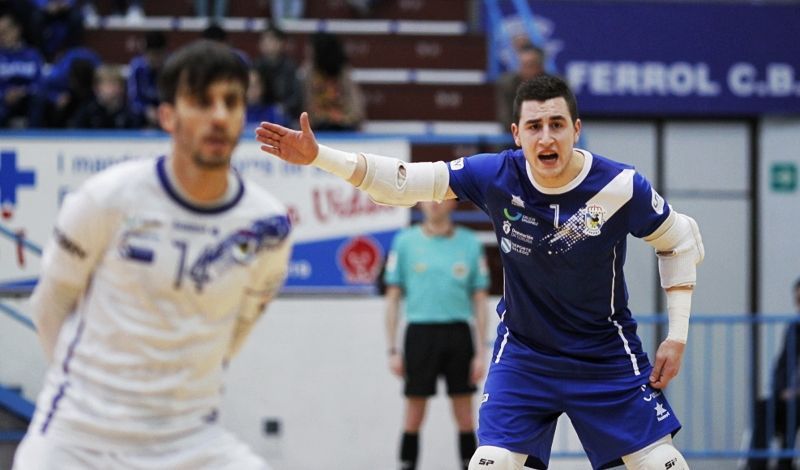 Imagen del O Parrulo-Palma Futsal (foto: Mero Barral / 13fotos para Ferrol360)
