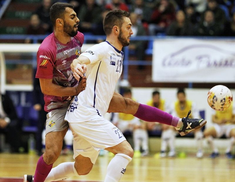 Imagen del O Parrulo-Palma Futsal (foto: Mero Barral / 13fotos para Ferrol360)