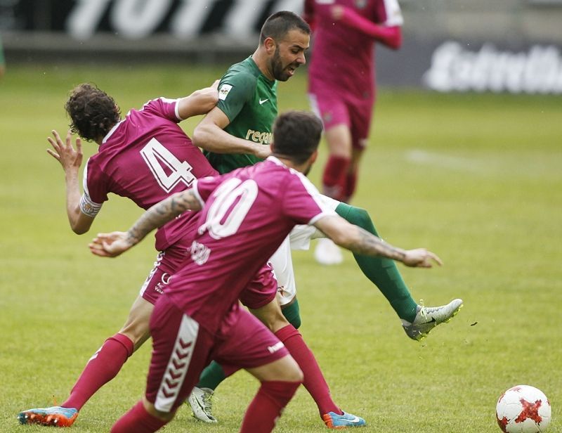 Imagen del Racing-Real Valladolid B (foto: Mero Barral / 13fotos para Ferrol360)