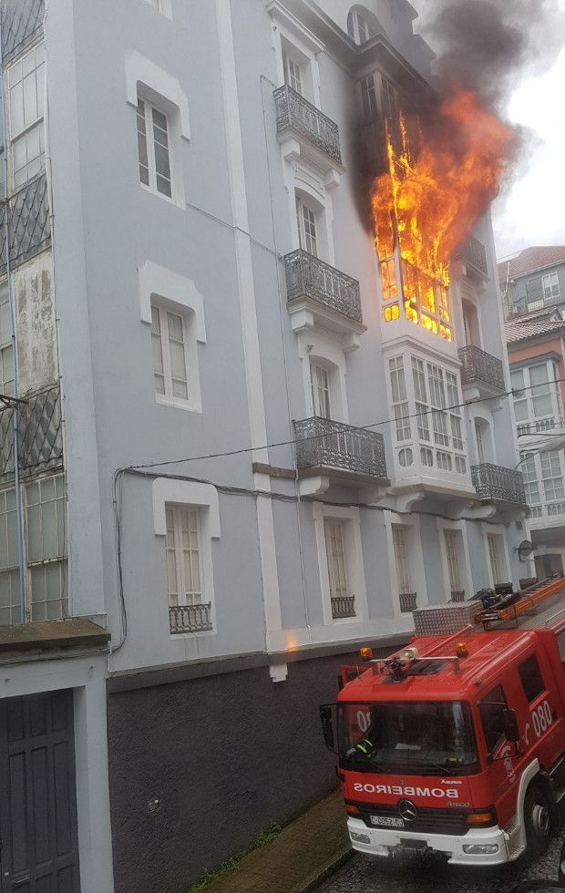La rápida intervención de los Bomberos evitó males mayores (cedida)