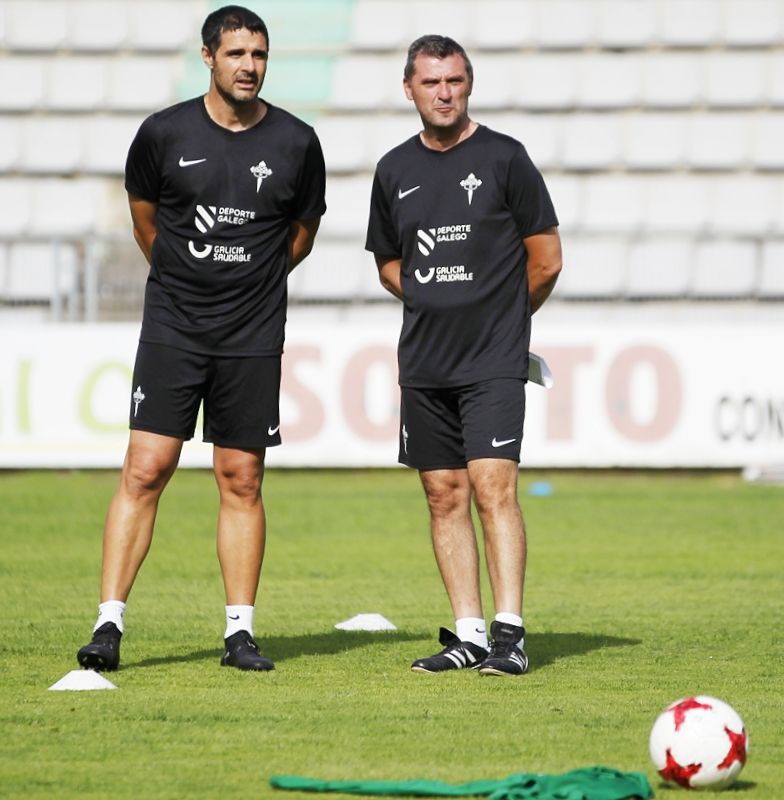 Primer entrenamiento del Racing (foto: Mero Barral / 13fotos para Ferrol360)