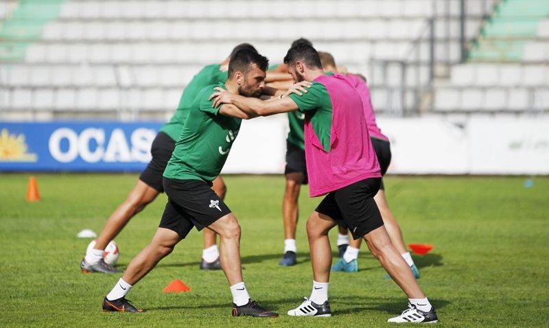 Primer entrenamiento del Racing (foto: Mero Barral / 13fotos para Ferrol360)