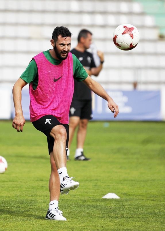Primer entrenamiento del Racing (foto: Mero Barral / 13fotos para Ferrol360)