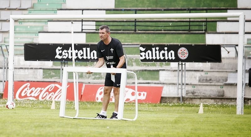 Primer entrenamiento del Racing (foto: Mero Barral / 13fotos para Ferrol360)