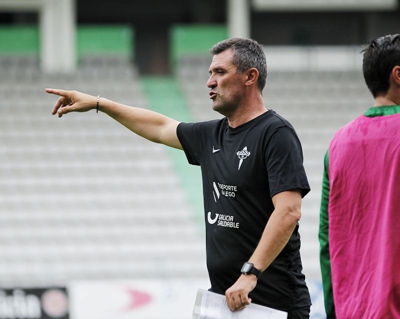 Primer entrenamiento del Racing (foto: Mero Barral / 13fotos para Ferrol360)