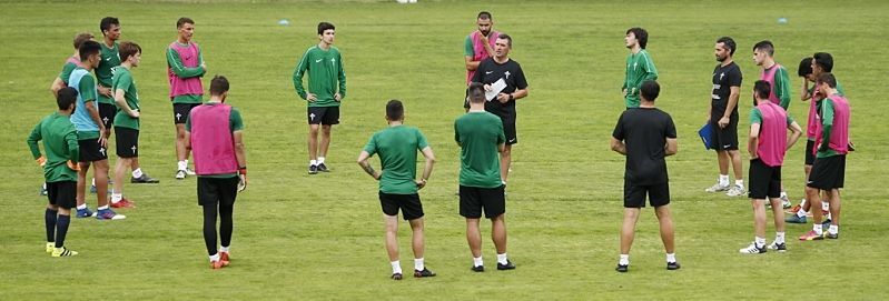 Primer entrenamiento del Racing (foto: Mero Barral / 13fotos para Ferrol360)