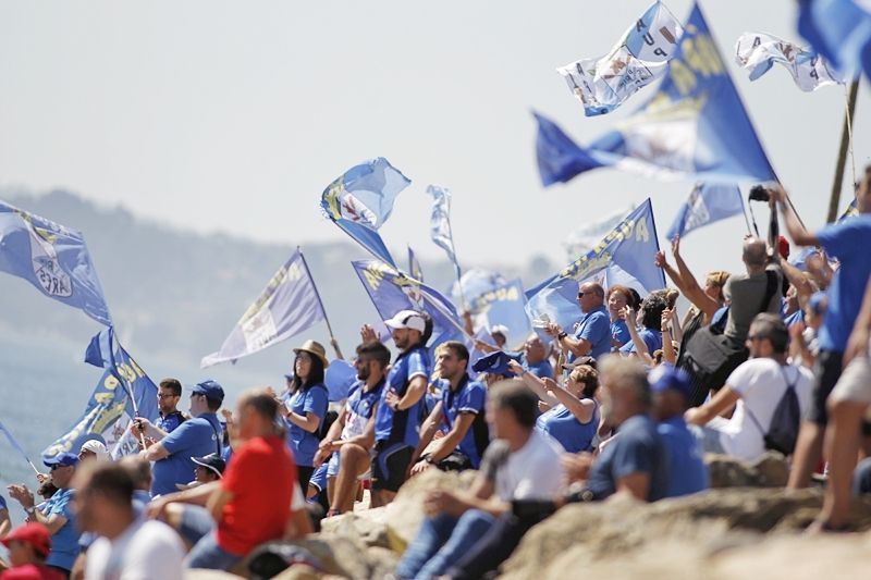 Imagen de la Bandeira de Ares de traineras (foto: Mero Barral / 13fotos para Ferrol360)