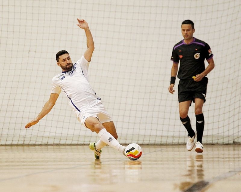 Presentación de O Parrulo ante Palma Futsal (foto: Mero Barral / 13fotos para Ferrol360)
