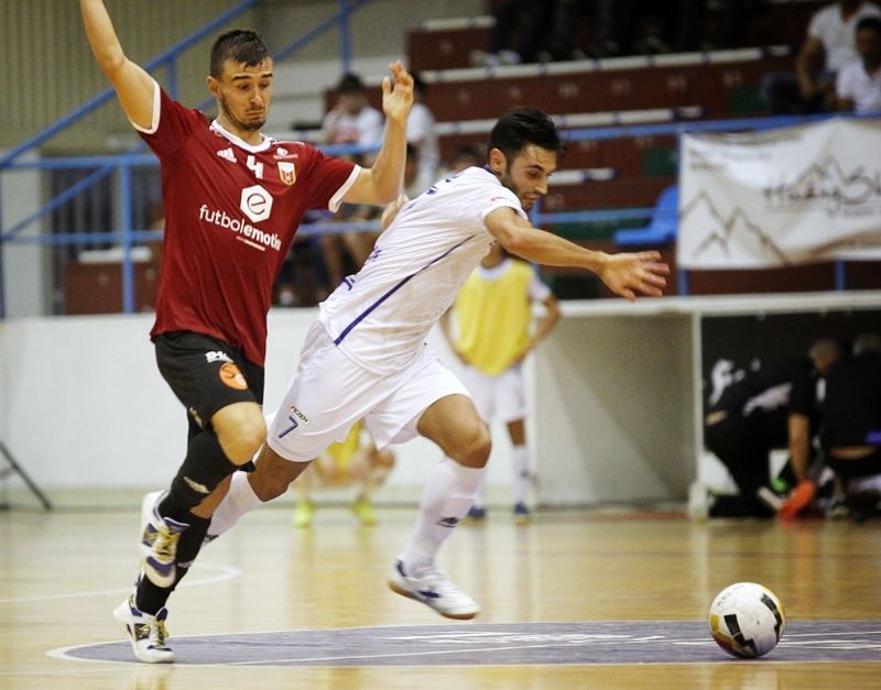 Rubi Lemos, en el O Parrulo-Fútbol Emotion Zaragoza (foto: Mero Barral / Ferrol360)