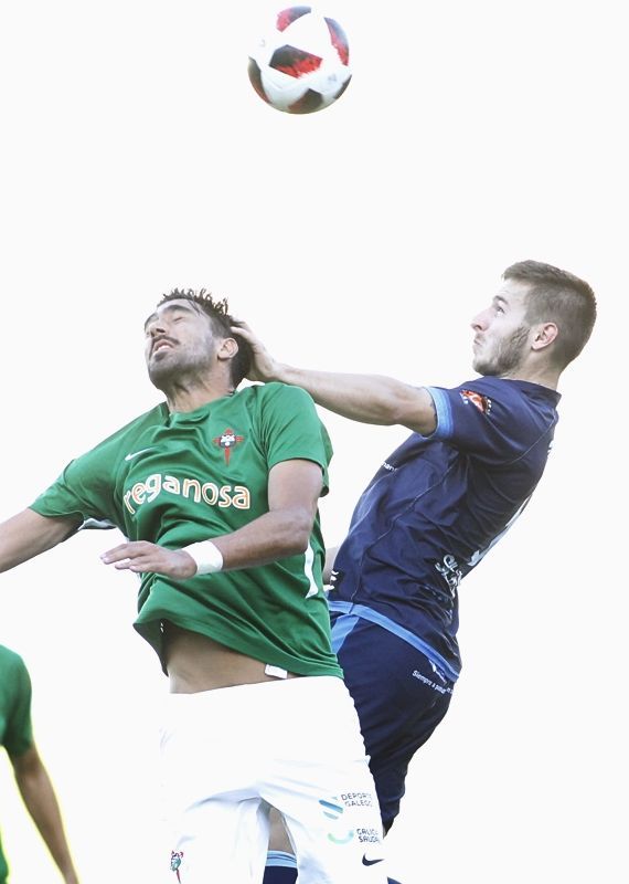 Juan Antonio, en una imagen del Racing-Silva (foto: Mero Barral / Ferrol360)