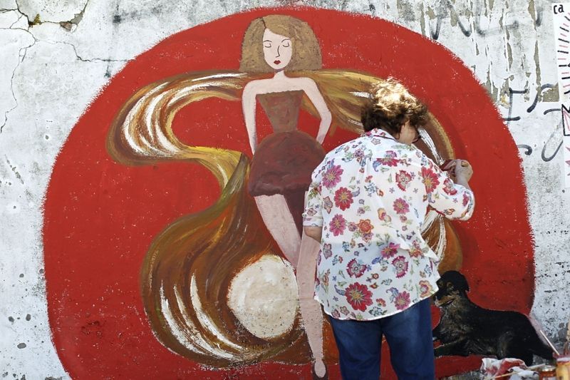 Imagen de este sábado en la fiesta de Las Meninas de Canido 2018 (foto: Mero Barral / 13fotos para Ferrol360)