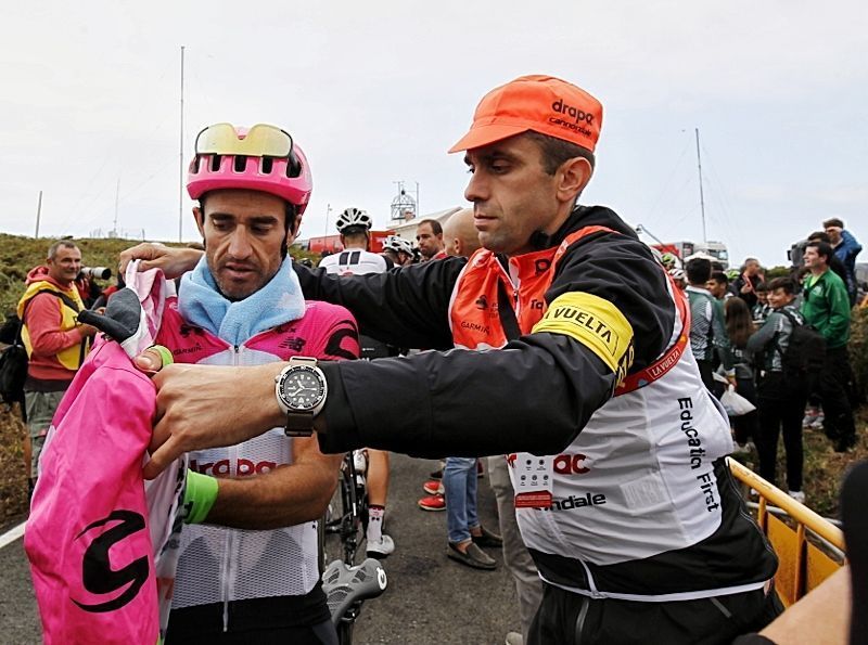 Llegada de la Vuelta a Estaca de Bares (foto: Mero Barral / Ferrol360)