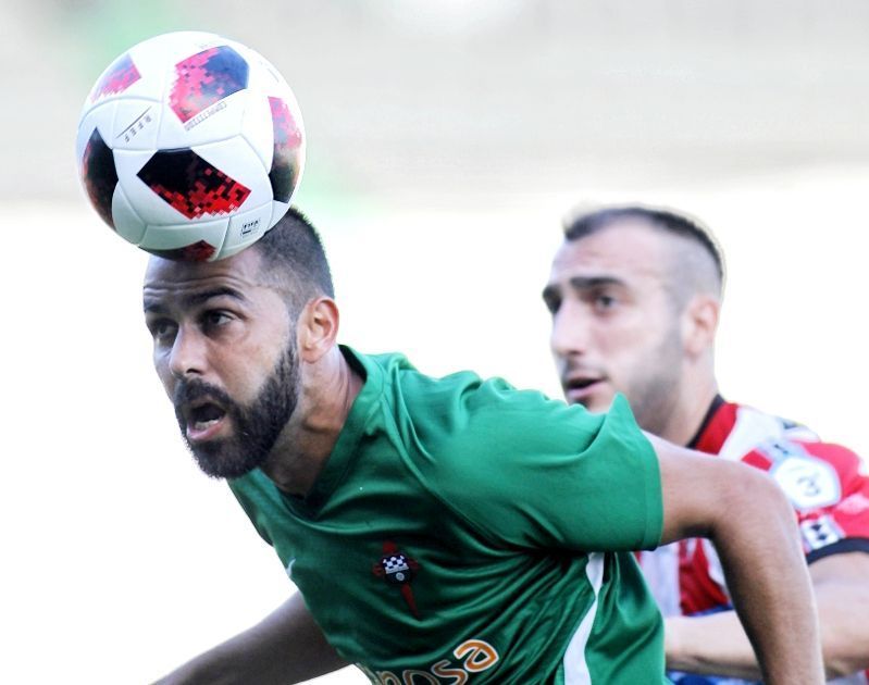 Joselu, en el Racing-Céltiga (foto: Mero Barral / Ferrol360)
