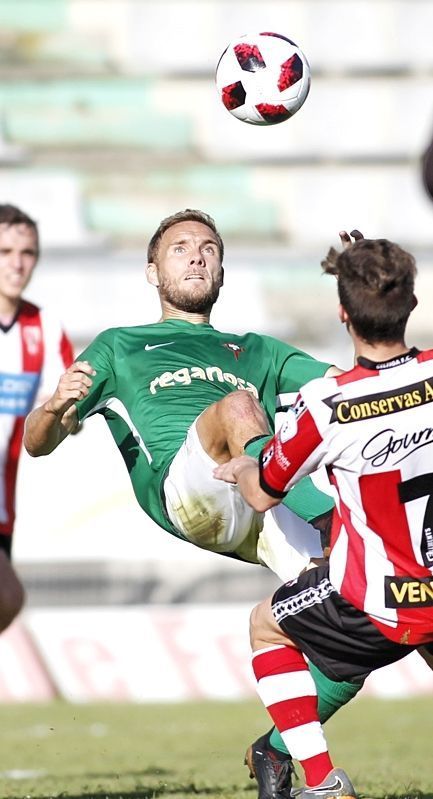 Imagen de Diego Seoane durante el Racing-Céltiga (foto: Mero Barral / Ferrol360)