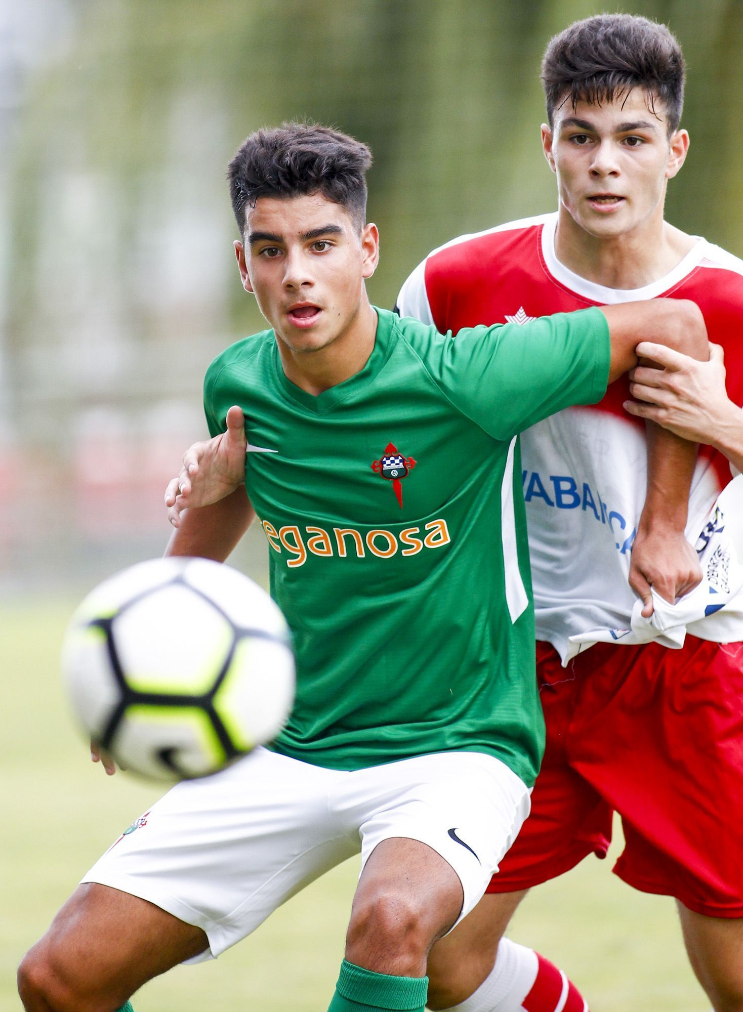 Imagen del Racing-Val Miñor Nigrán de juveniles (foto: Mero Barral / Ferrol360)