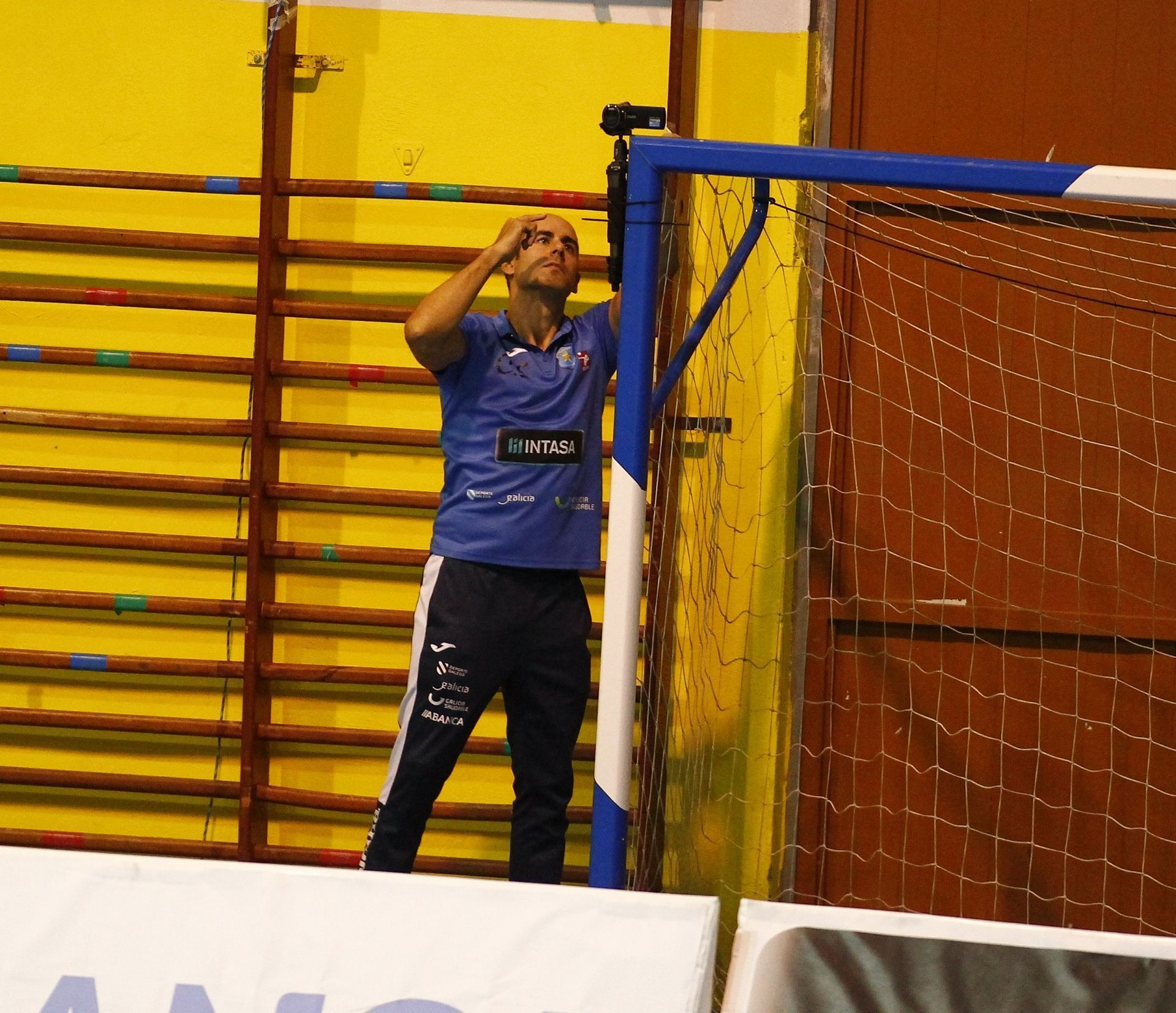 Partido de Superliga masculina de voleibol entre Intasa Aldebarán San Sadurniño y Río Duero Soria (foto: Mero Barral / Ferrol360)