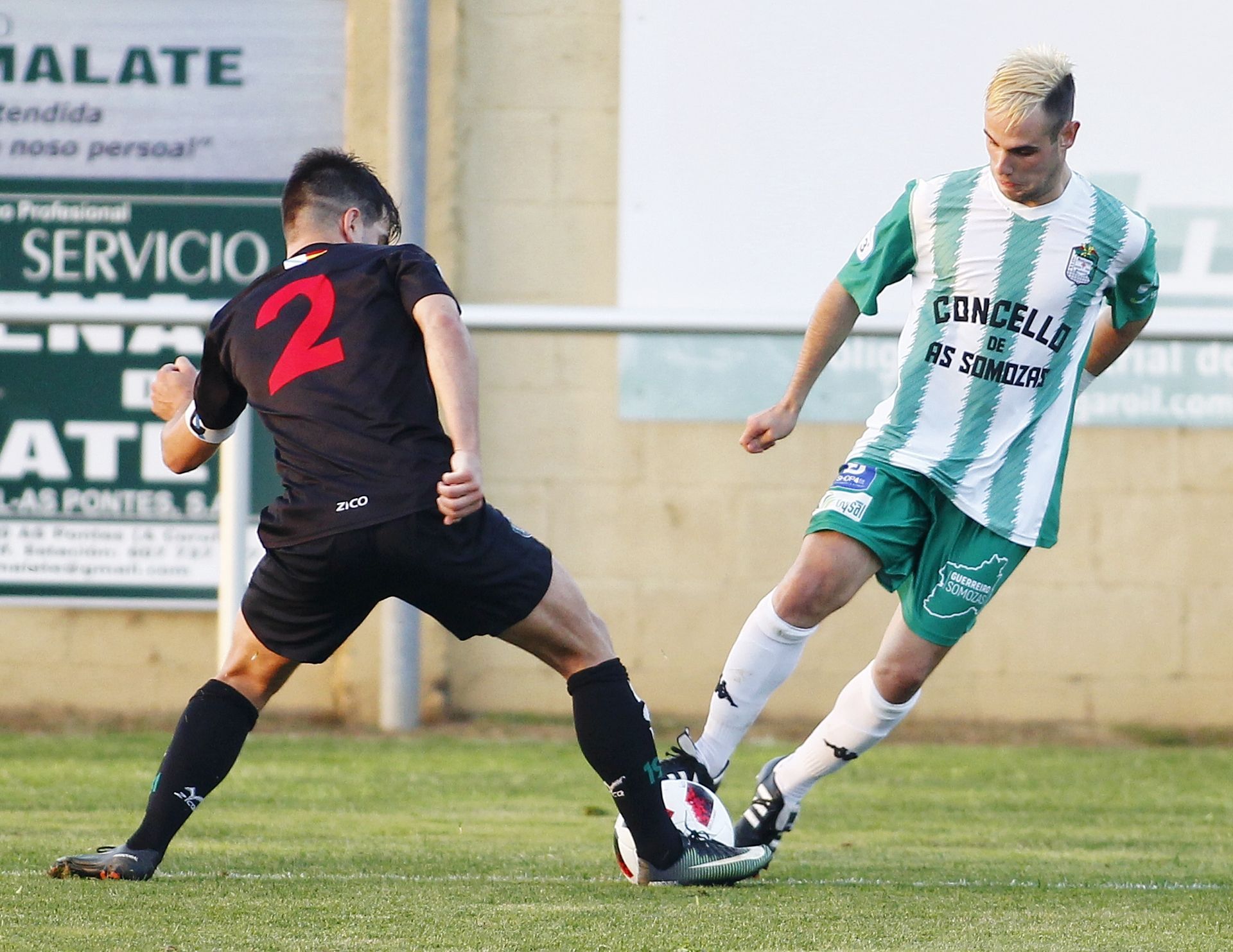 Imagen del Somozas-Racing Vilalbés (foto: Mero Barral / Ferrol360)
