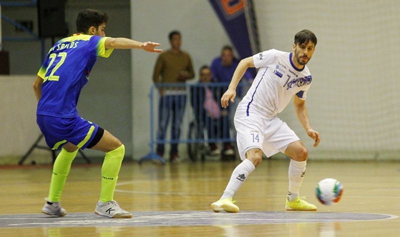 Miguel, durante el O Parrulo-Industrias Santa Coloma (foto: Mero Barral / Ferrol360)