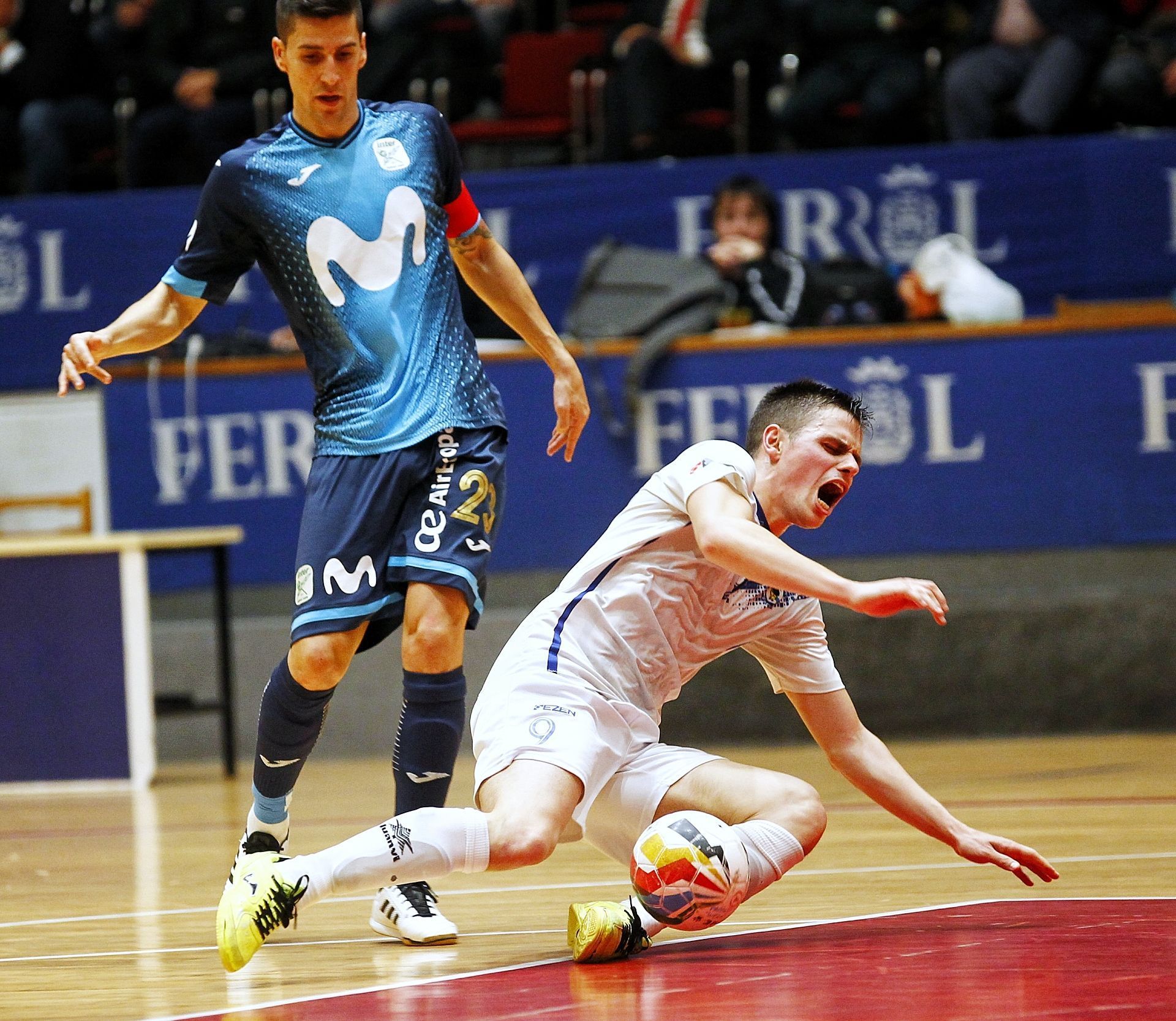 Isma, en una imagen del O Parrulo-Movistar Inter (foto: Mero Barral / Ferrol360)