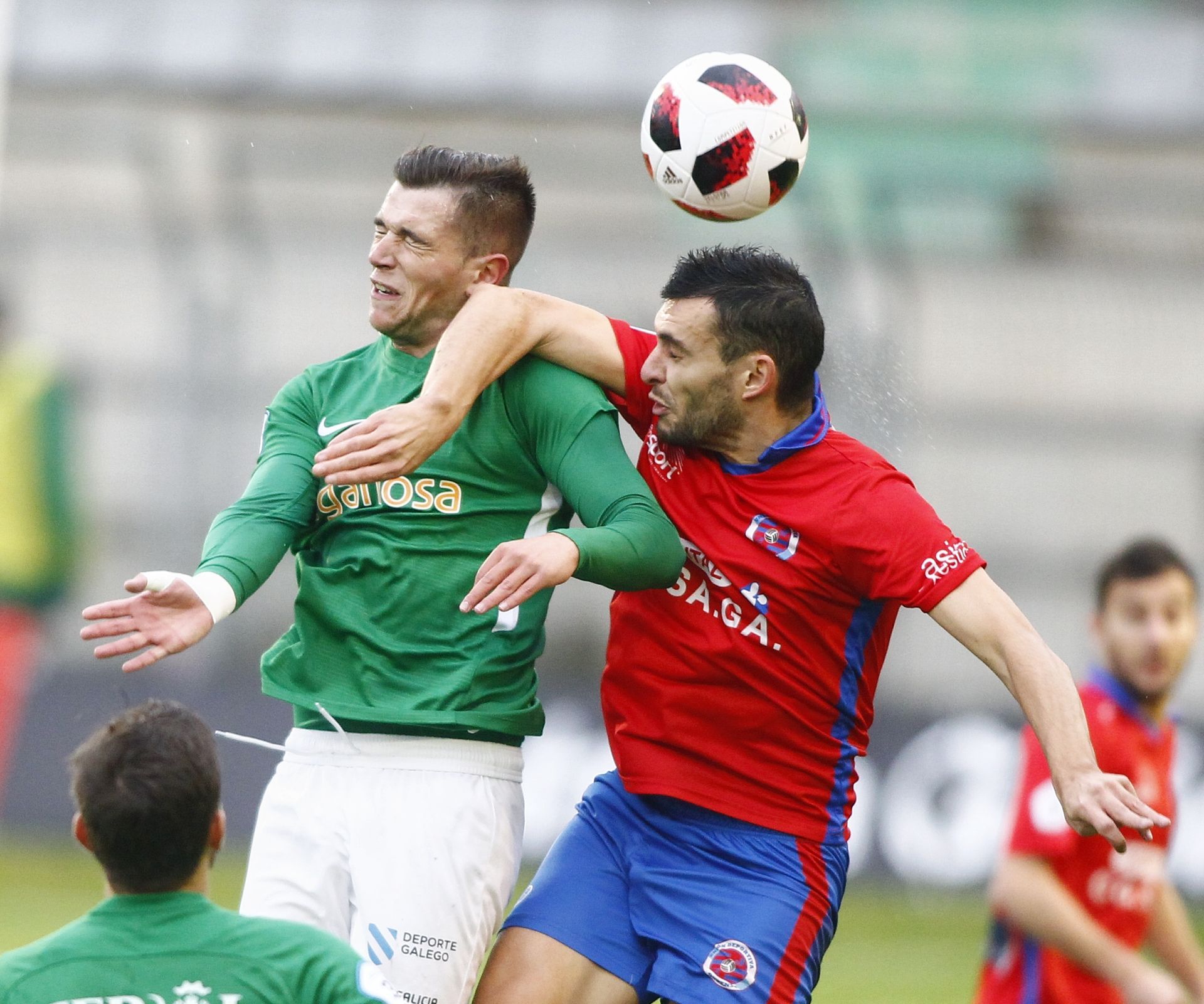 Joel, en una imagen del Racing-UD Ourense (foto: Mero Barral / Ferrol360)