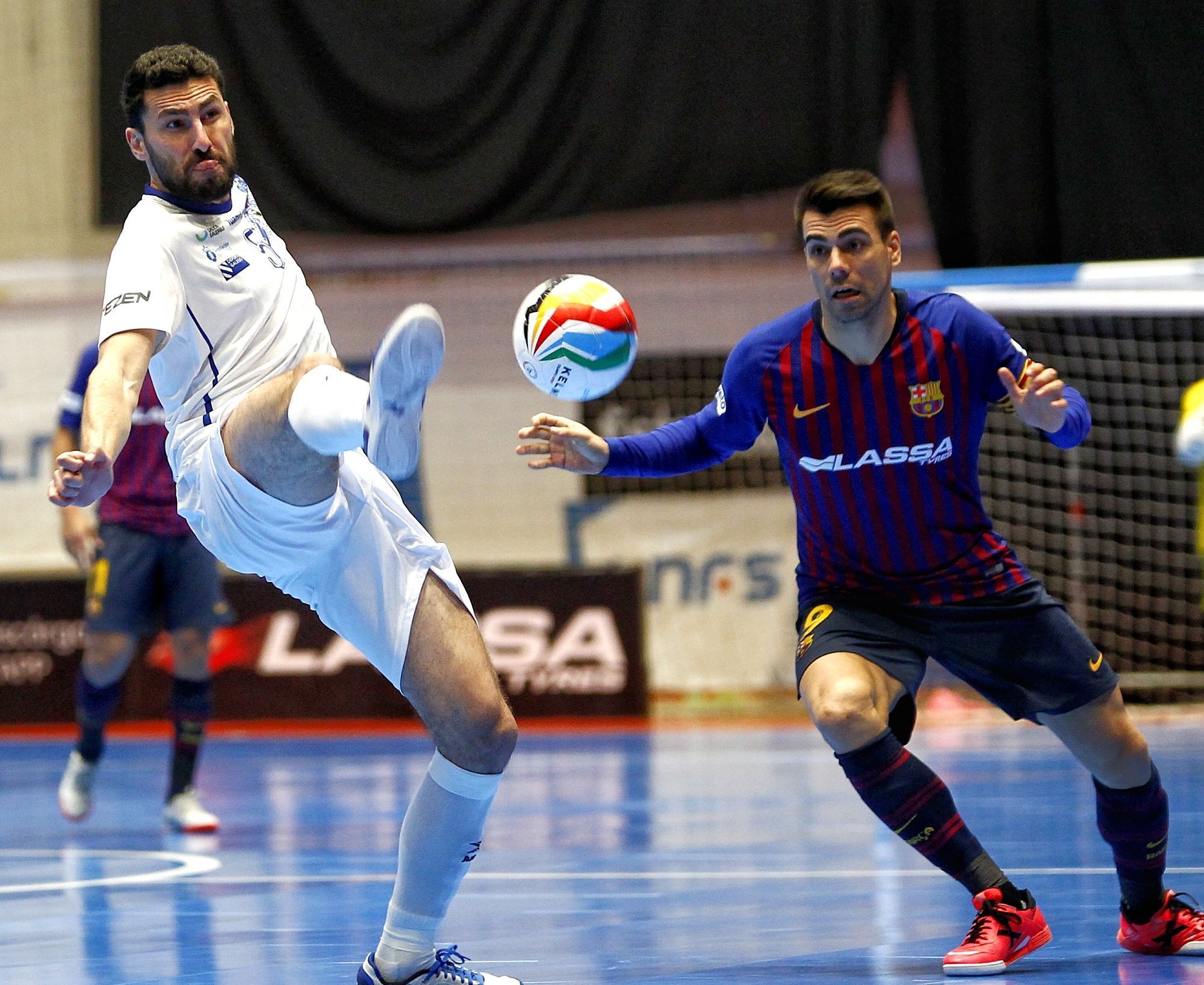 Chano, en el O Parrulo-Barça (foto: Mero Barral / Ferrol360)