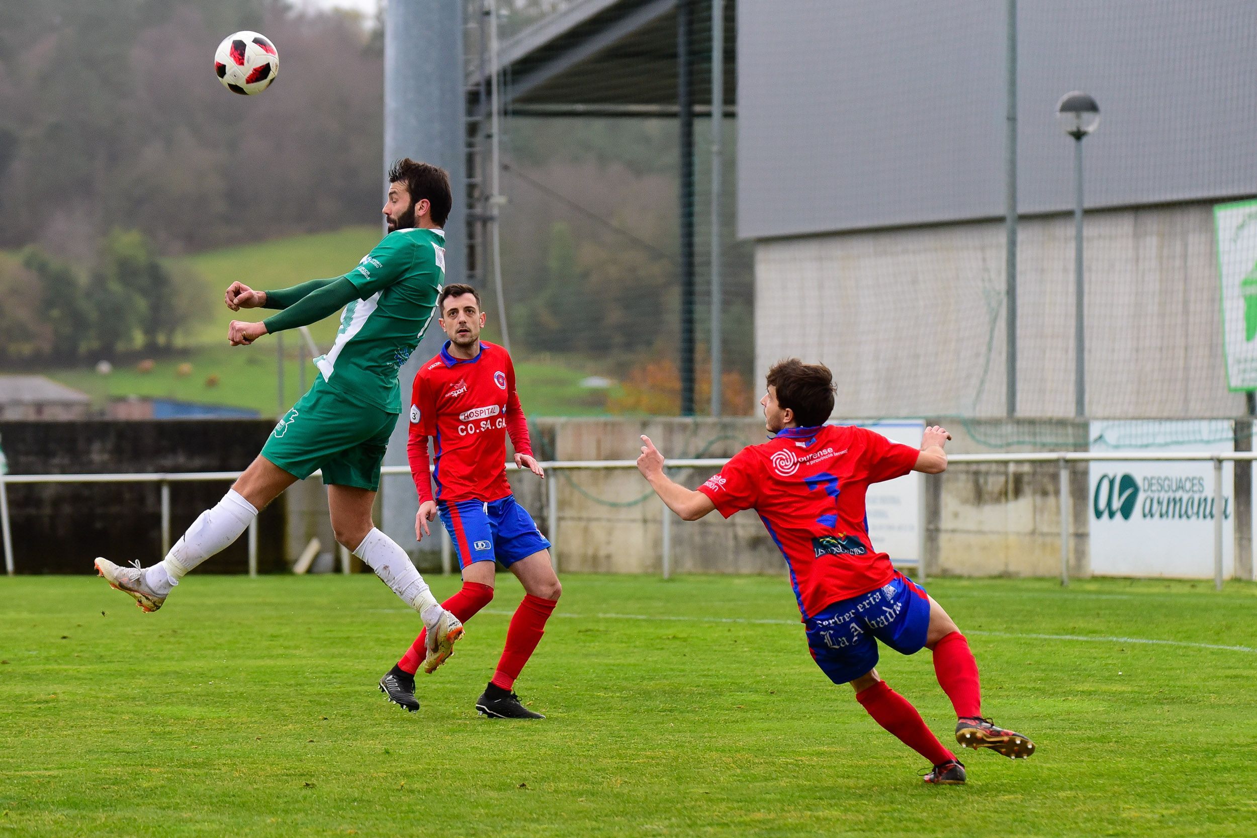 Imagen del Somozas-UD Ourense (foto: Ferrol360)