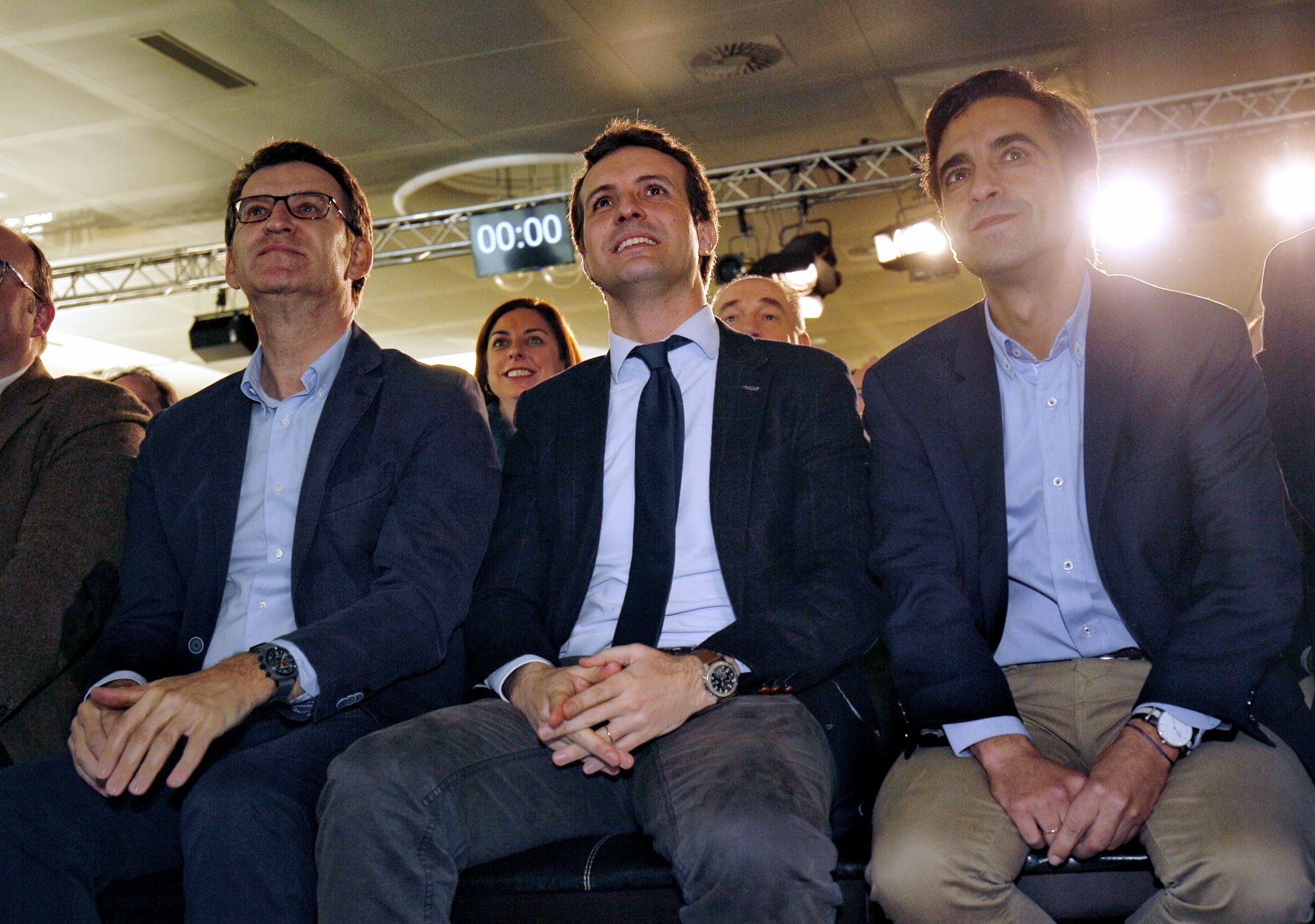Pablo Casado clausura con Alberto Núñez Feijoo y José Manuel Rey Varela la Convención de Bienestar Social del PP en Ferrol (foto: Mero Barral / Ferrol360)