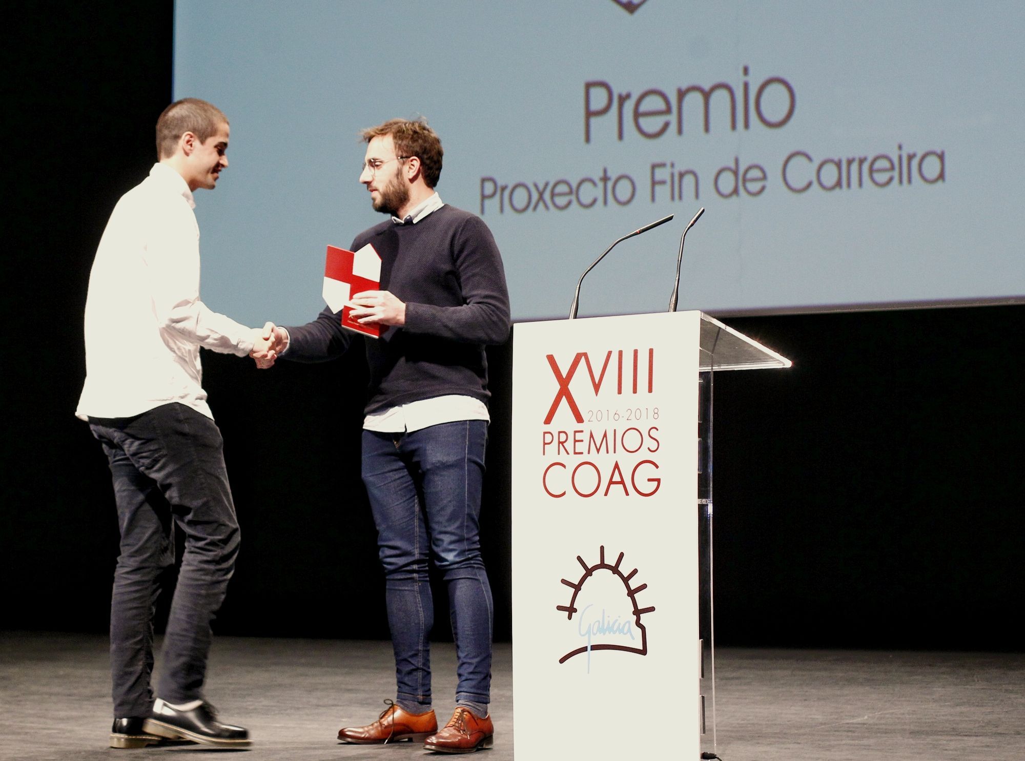 La gala de los arquitectos gallegos se ha celebrado en el Jofre (foto: Mero Barral / Ferrol360)