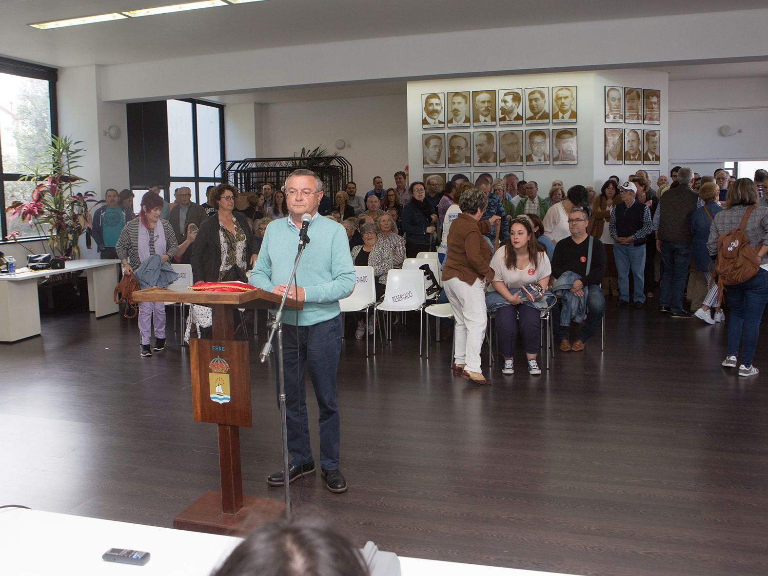 Pleno de investidura de Gumersindo Galego como alcalde de Fene (foto: Ferrol360)