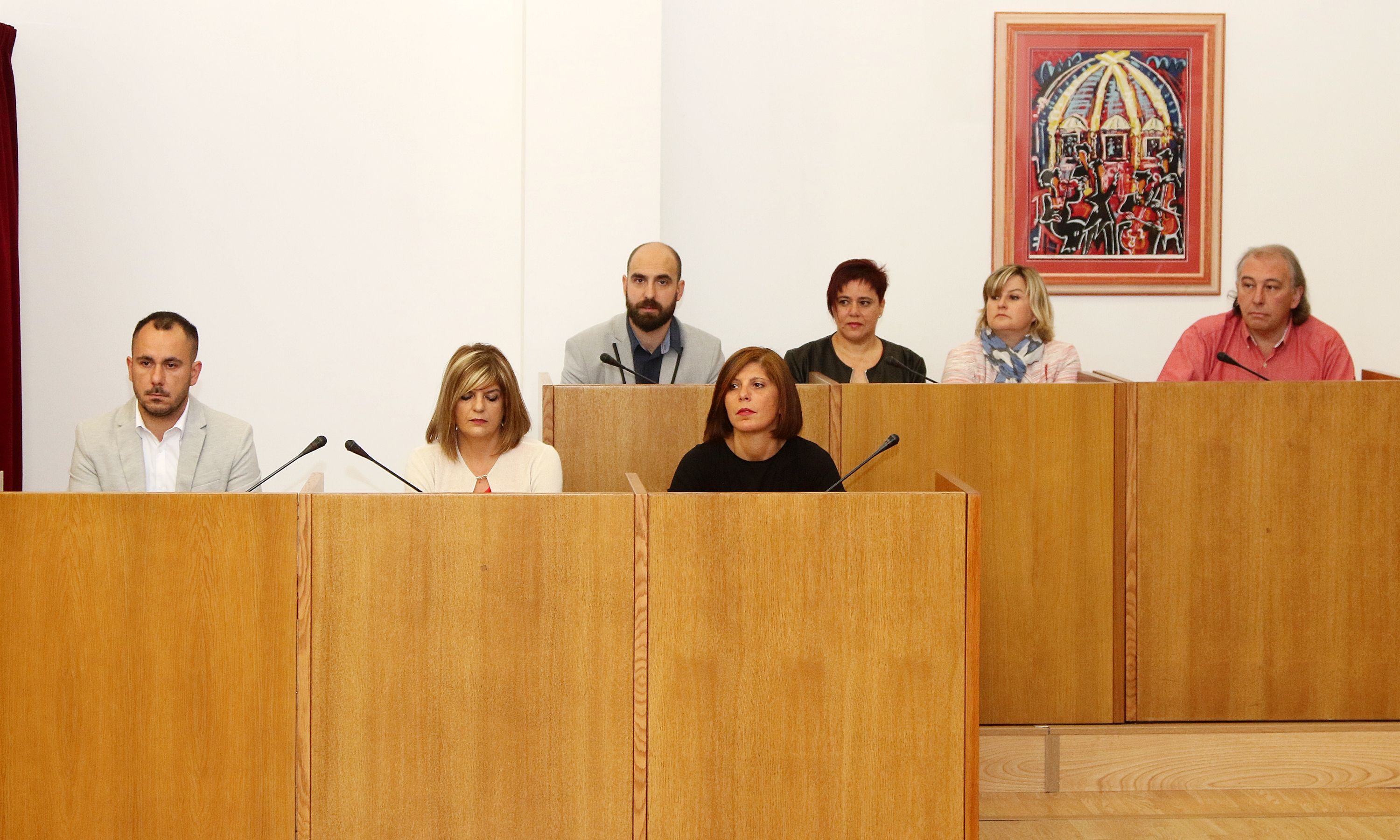 Pleno de investidura de Carlos Ladra como alcalde de Cabanas (foto: Ferrol360)