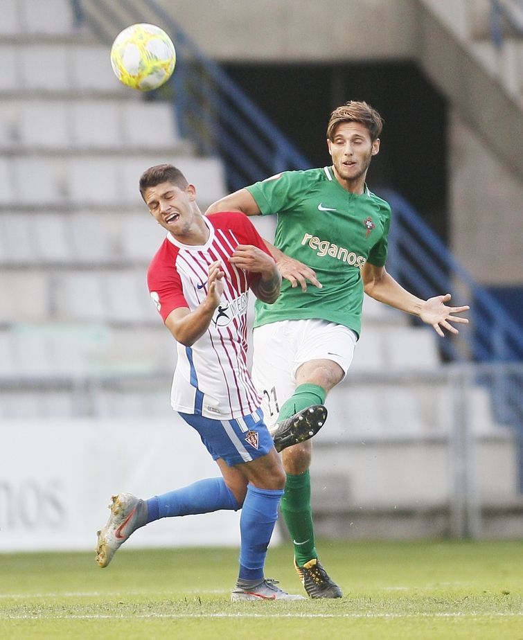Imagen del Racing-Sporting de Gijón B (foto: Mero Barral / Ferrol360)