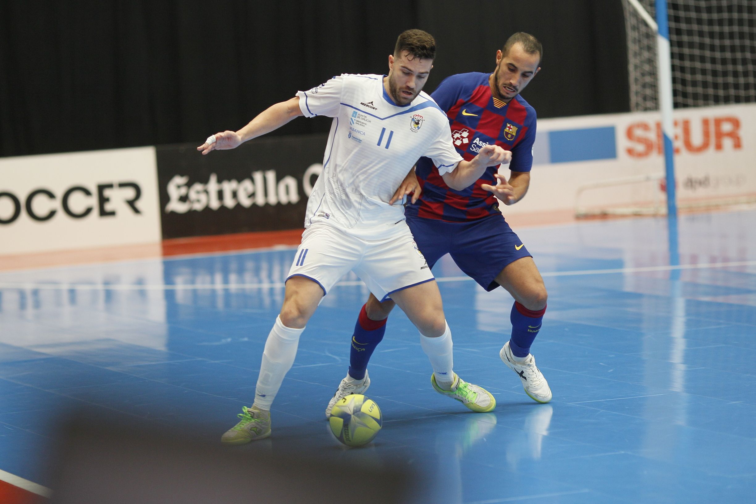 Imagen del O Parrulo-Barça (foto: Mero Barral / Ferrol360)