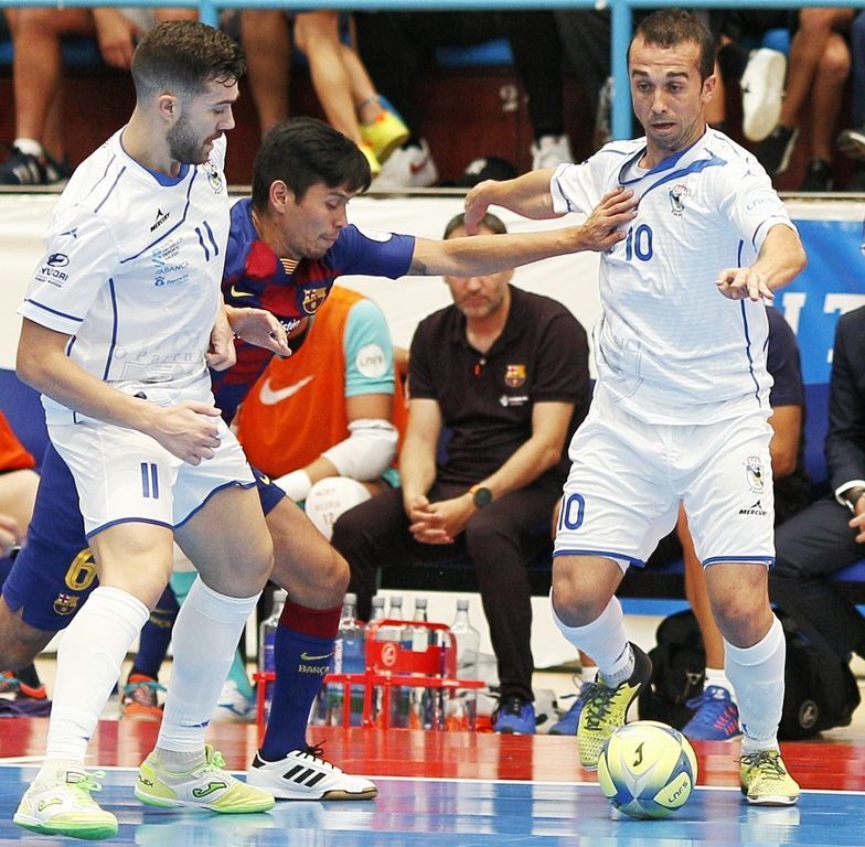 Imagen del O Parrulo-Barça (foto: Mero Barral / Ferrol360)