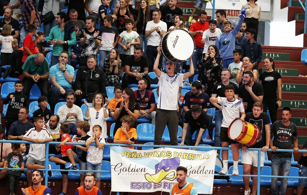 Imagen del O Parrulo-Barça (foto: Mero Barral / Ferrol360)