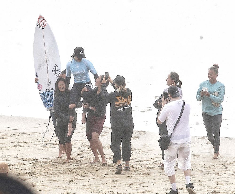 Final femenina del Abanca Galicia Classic Surf Pro (foto: Ferrol360)