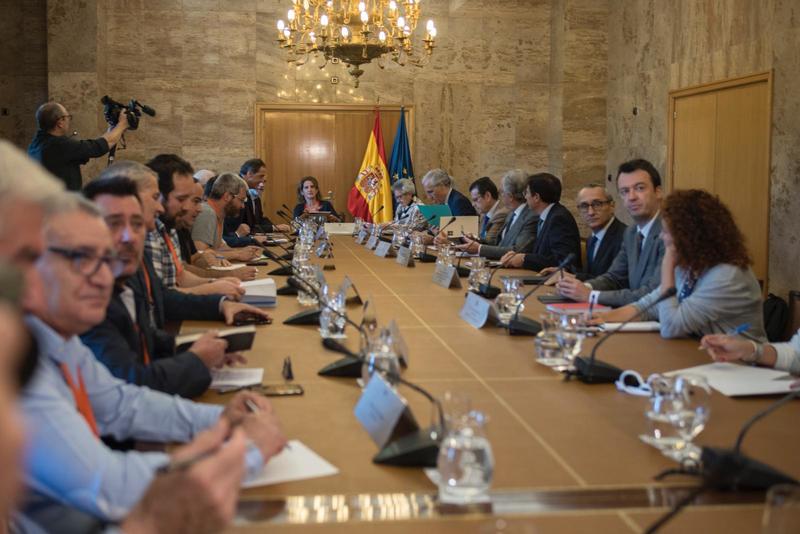 Reunión sobre Endesa en el Ministerio de Transición Ecológica (foto: Mosrey / Ferrol360)