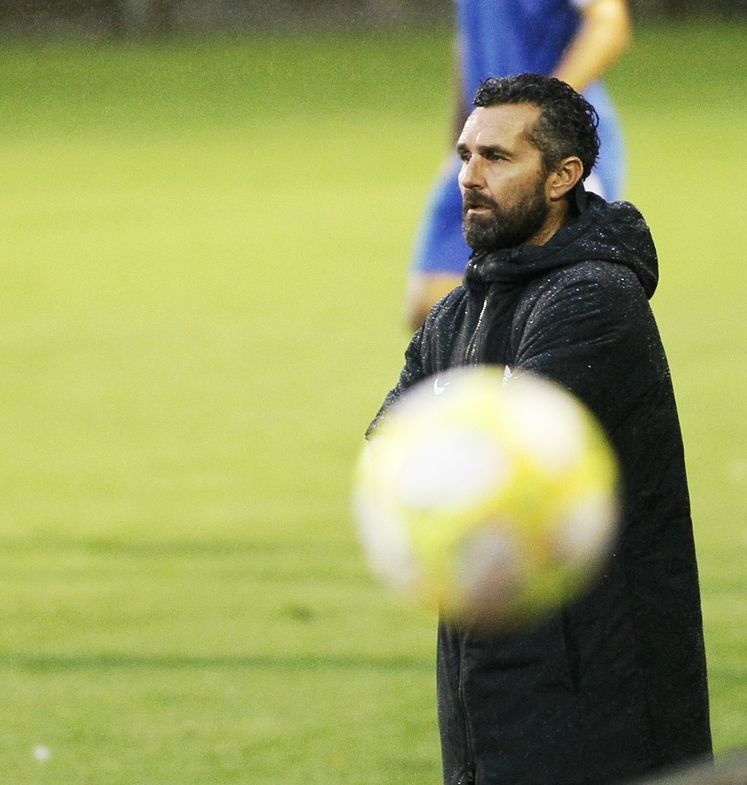 Imagen del Racing-Getafe B (foto: Mero Barral / Ferrol360)