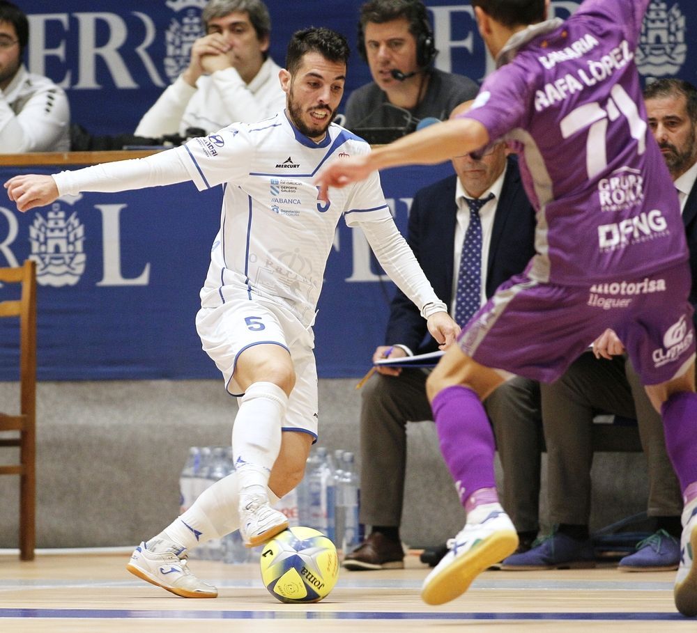 Imagen del O Parrulo-Palma Futsal (foto: Mero Barral / Ferrol360)