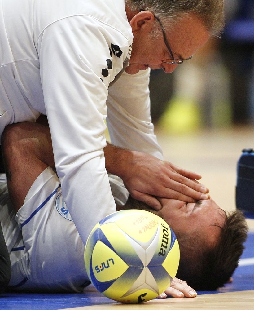 Imagen del O Parrulo-Palma Futsal (foto: Mero Barral / Ferrol360)