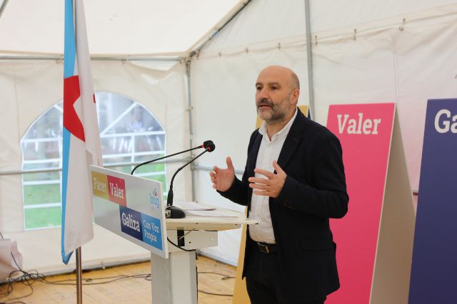 Néstor Rego, este sábado en San Sadurniño (foto: BNG)