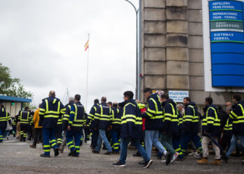 Os traballadores do naval voltan á rúa e piden avances no diálogo