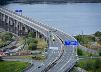 Avistado un peatón en la AP-9F a primera hora de la mañana