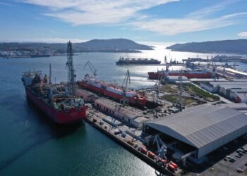 Navantia cierra el año con menos gaseros pero más trabajo