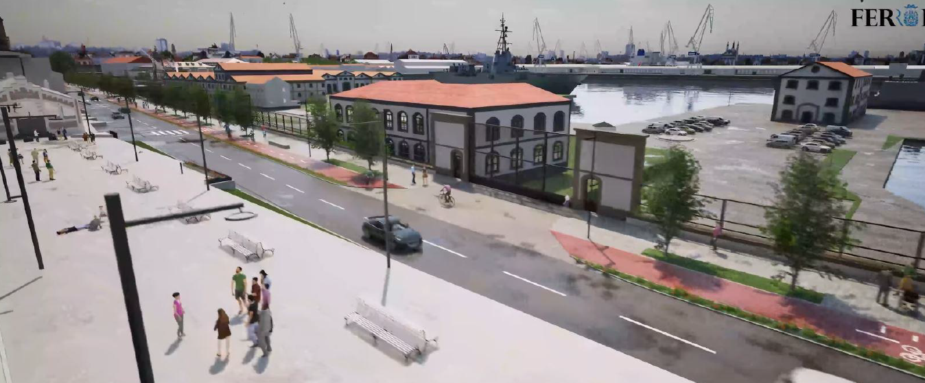 Imagen del nuevo proyecto Abrir Ferrol al Mar