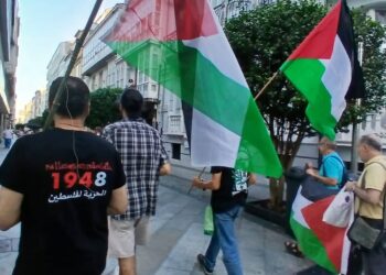 El colectivo Ferrol con Palestina volverá a salir a la calle