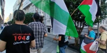El colectivo Ferrol con Palestina volverá a salir a la calle