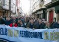Grupos políticos e instituciones apoyaron la manifestación por ‘un tren del Siglo XXI’