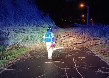 El temporal provoca una decena de intervenciones