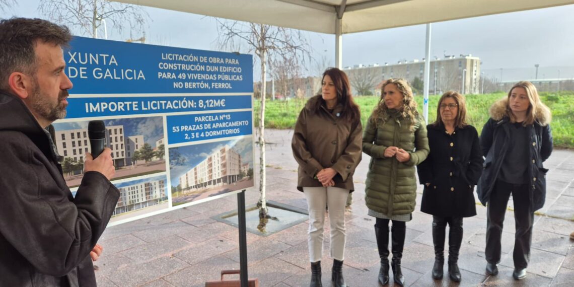 El Bertón se consolida como el gran polo de vivienda pública de Ferrol