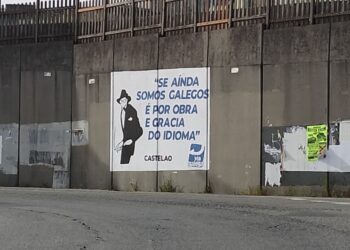 El BNG muestra su repulsa por la vandalización del mural de Castelao en Ferrol